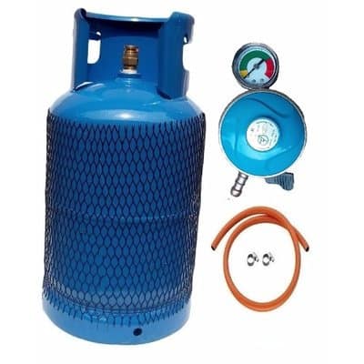 12.5kg Gas Cylinder with Hose & Regulator -Blue