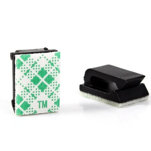 Adhesive Cable Wire Organizer Clips - 10pcs