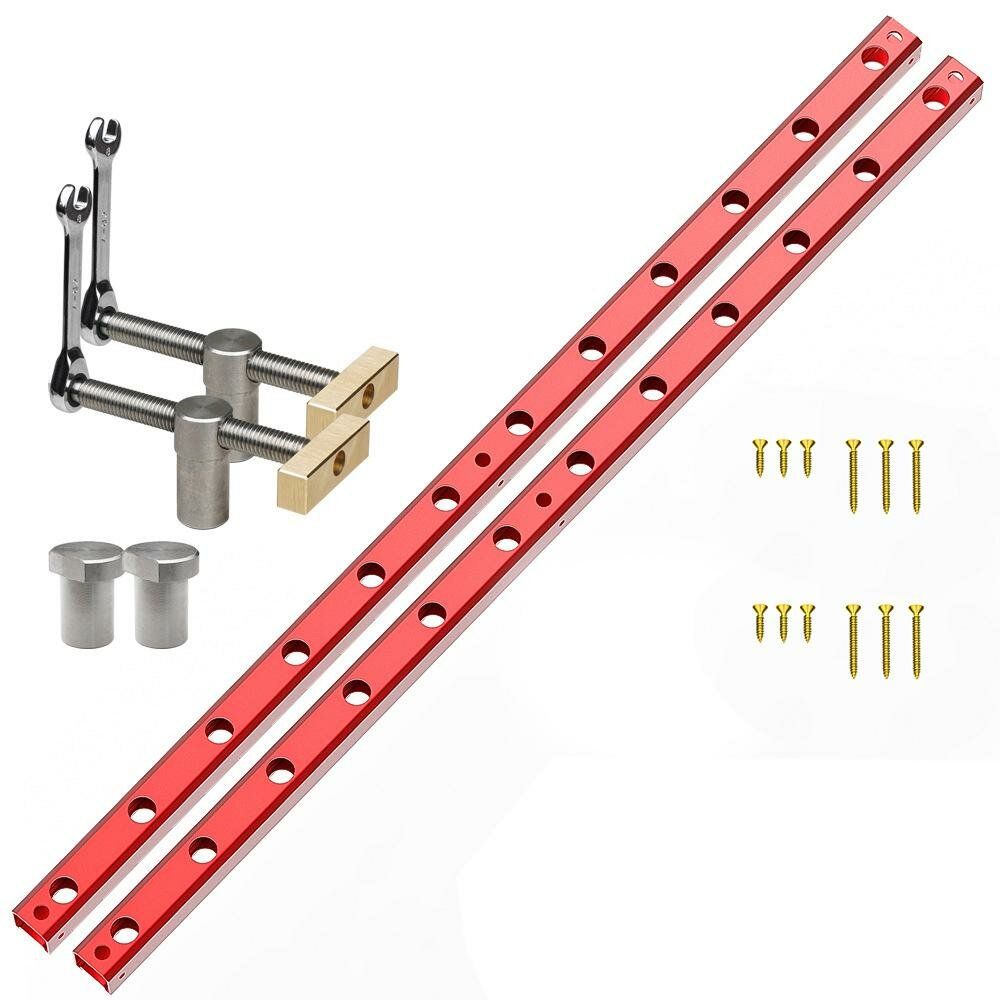 Woodworking Bench Dog Hole Aluminum Track Splicing Board