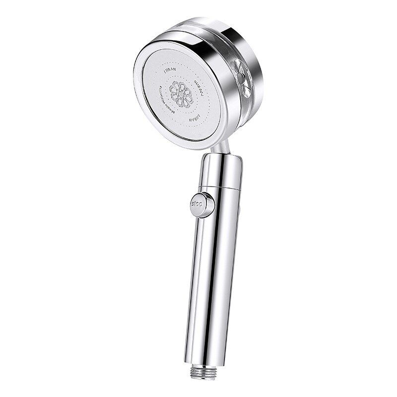 Turbocharged Shower Head High Pressure 360 Rotated Rainfall Bath Water Filter Handheld Turbo Fan Spray Water Saving Shower Head