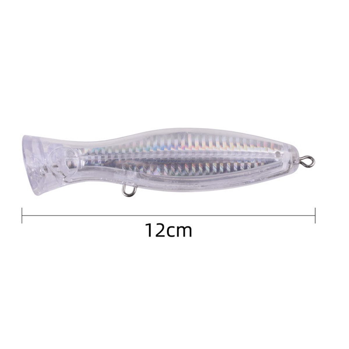 12cm/37g?Reusable?Artificial-Transparent