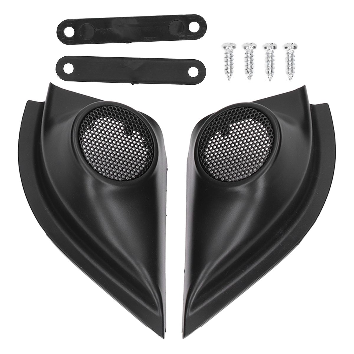 2pcs Door Pillar Tweeter Cover Trim Car Adaptations