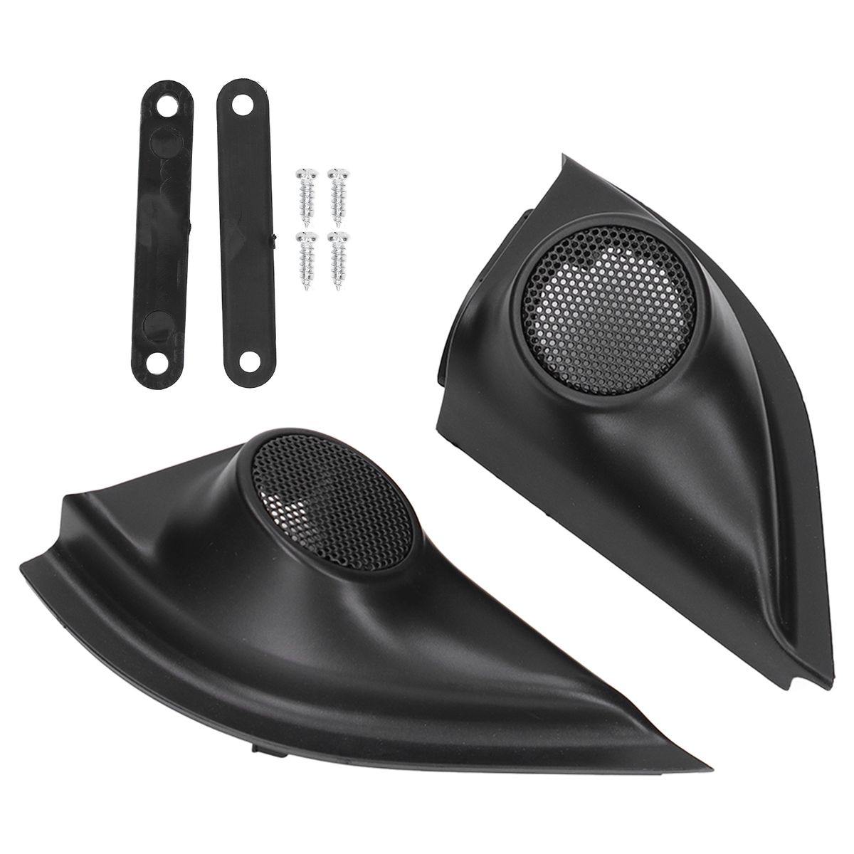 2pcs Door Pillar Tweeter Cover Trim Car Adaptations