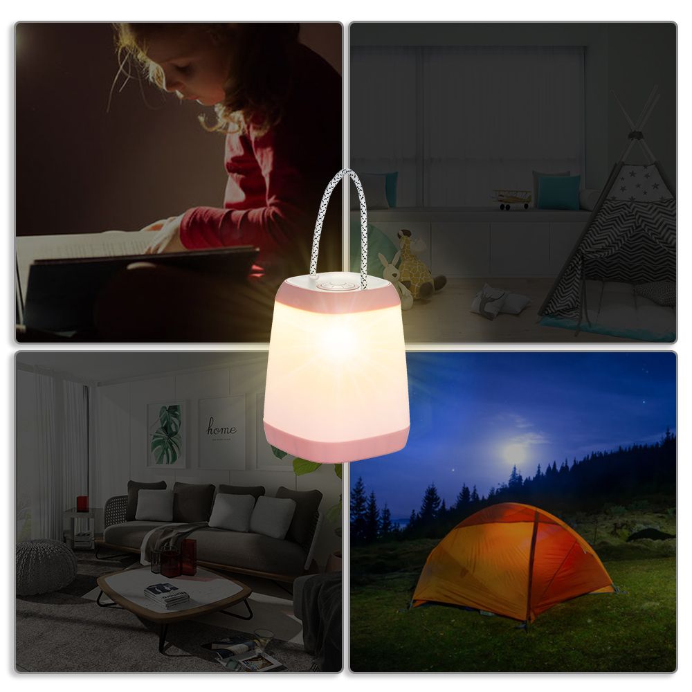Portable Night Light Bedside Lamp With Easy Carry Strap 30/