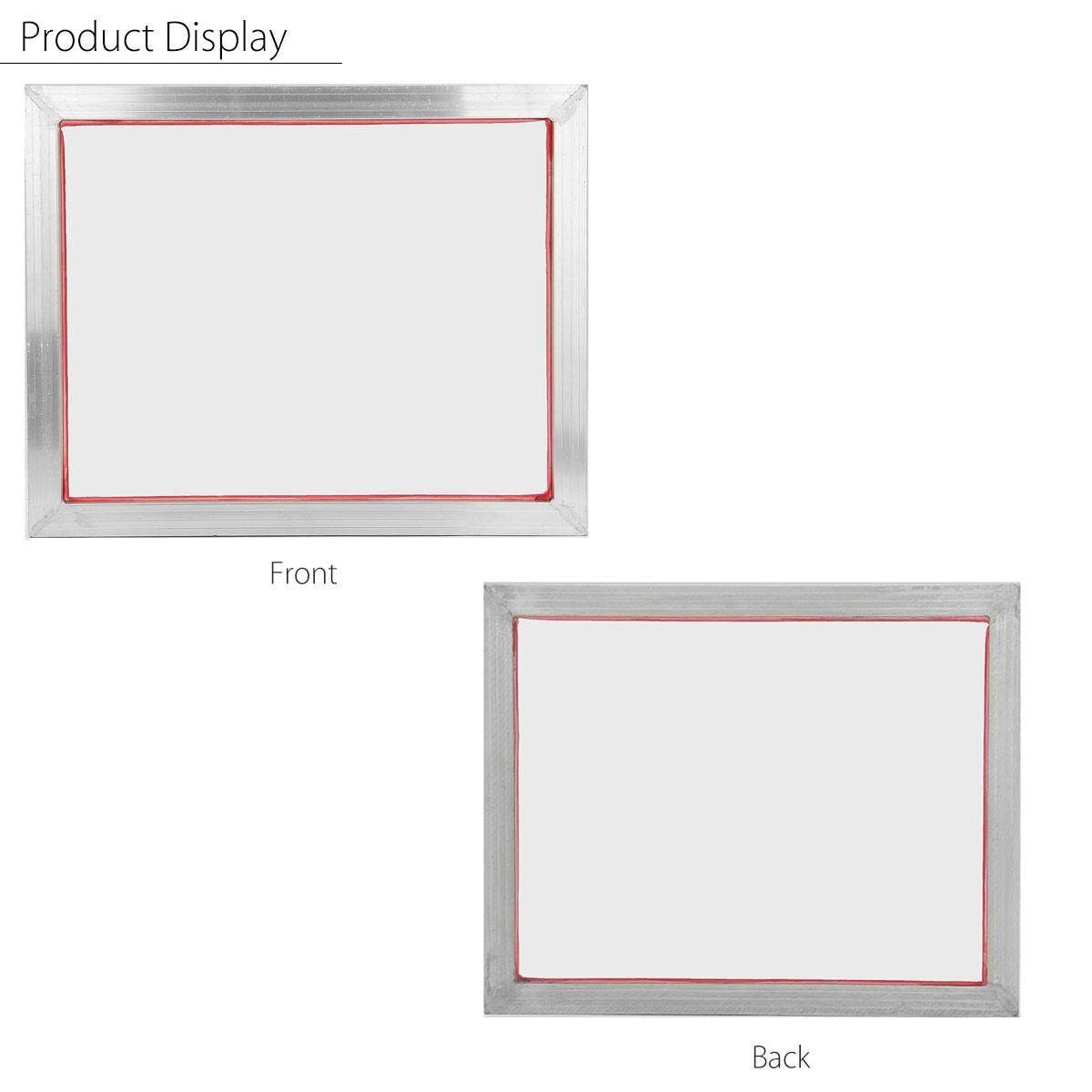A4 Screen Printing Aluminium Frame Stretched With White 90T Silk Print Mesh