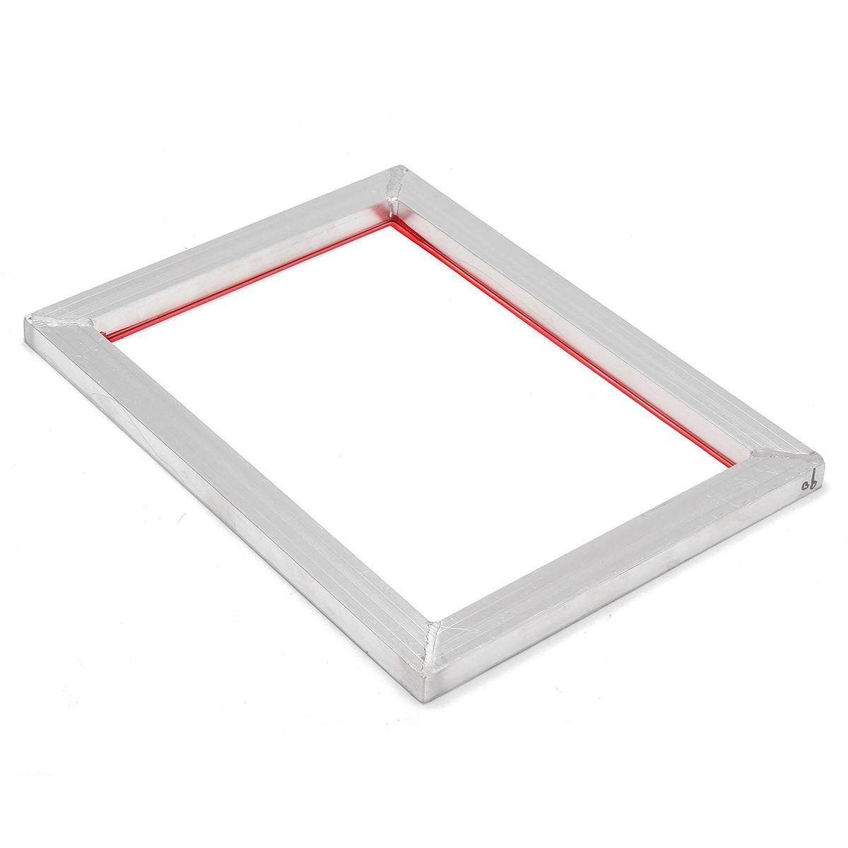 A4 Screen Printing Aluminium Frame Stretched With White 90T Silk Print Mesh