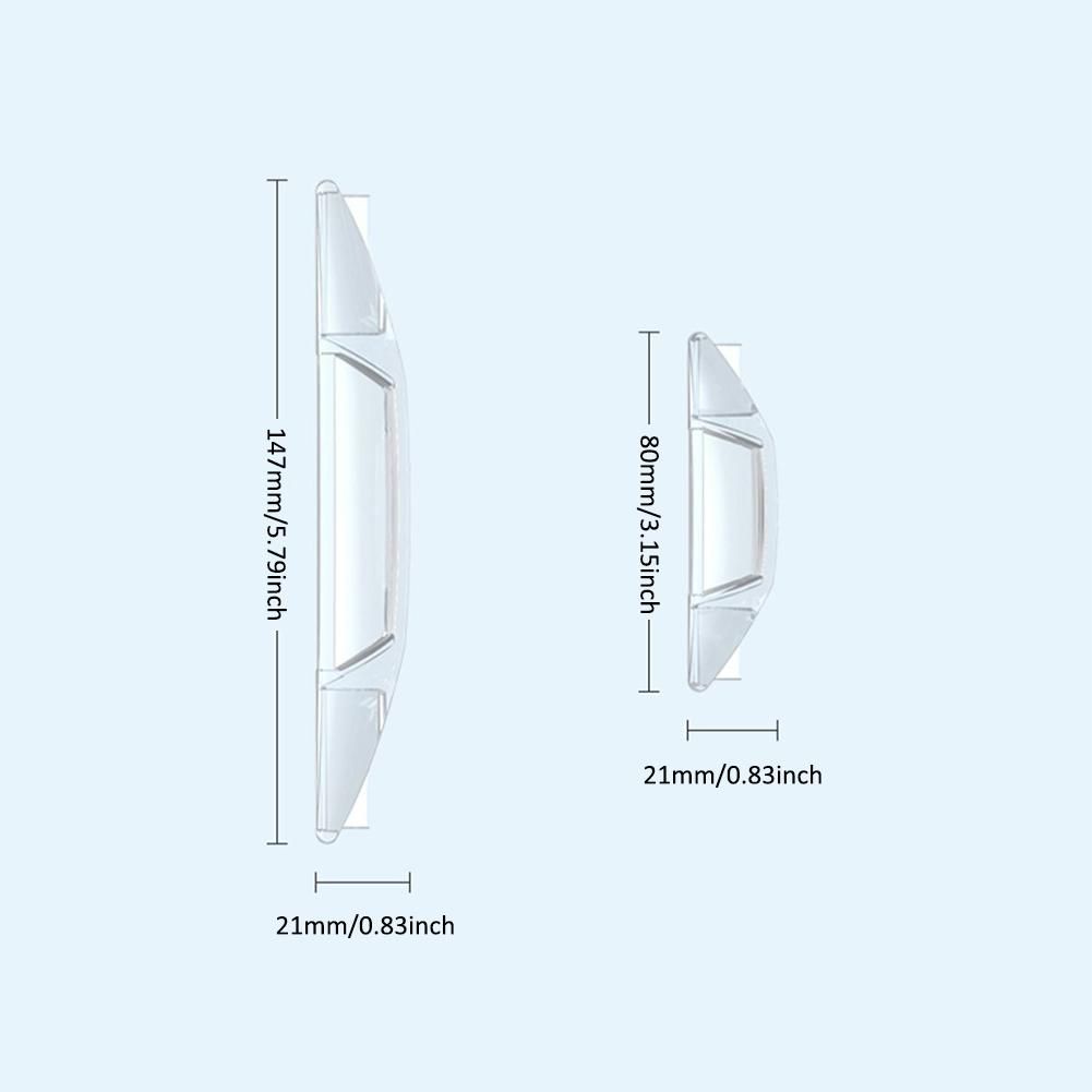 4PCS Car Door Protector Guard Strip Scratch Protector Car Rubber Bumper Stickers Auto Door Edge Protection Car Decoration