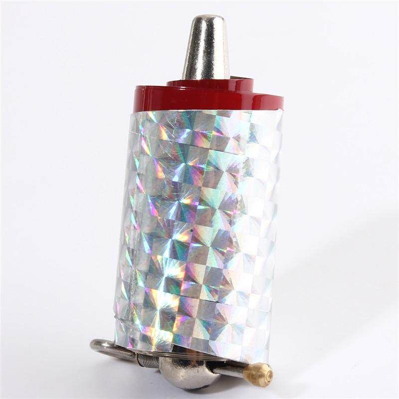 3PCS HOT Appearing Magic Cane Metal Silver Tricks Close Up Illusion Silk To Wand Red