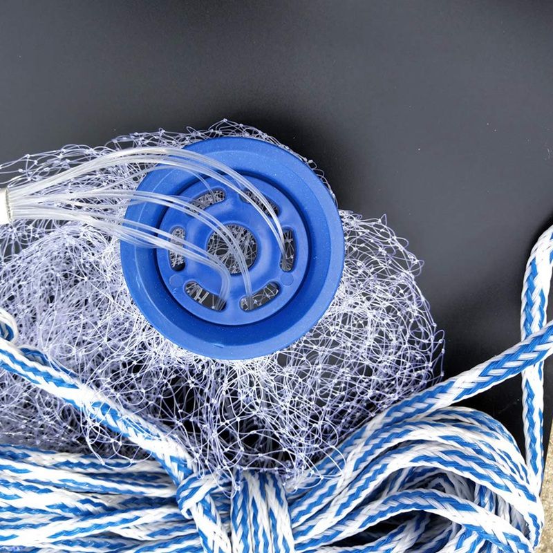Fishing Cast Net With Heavy Duty Real Lead Weights Handmade