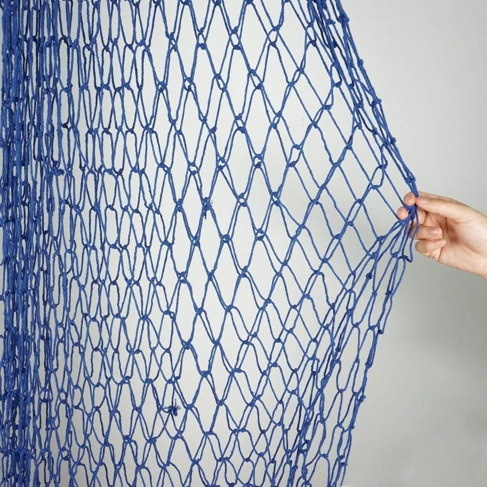 Hemp Rope Large Hole Fishing Net Nautical Style Ornament