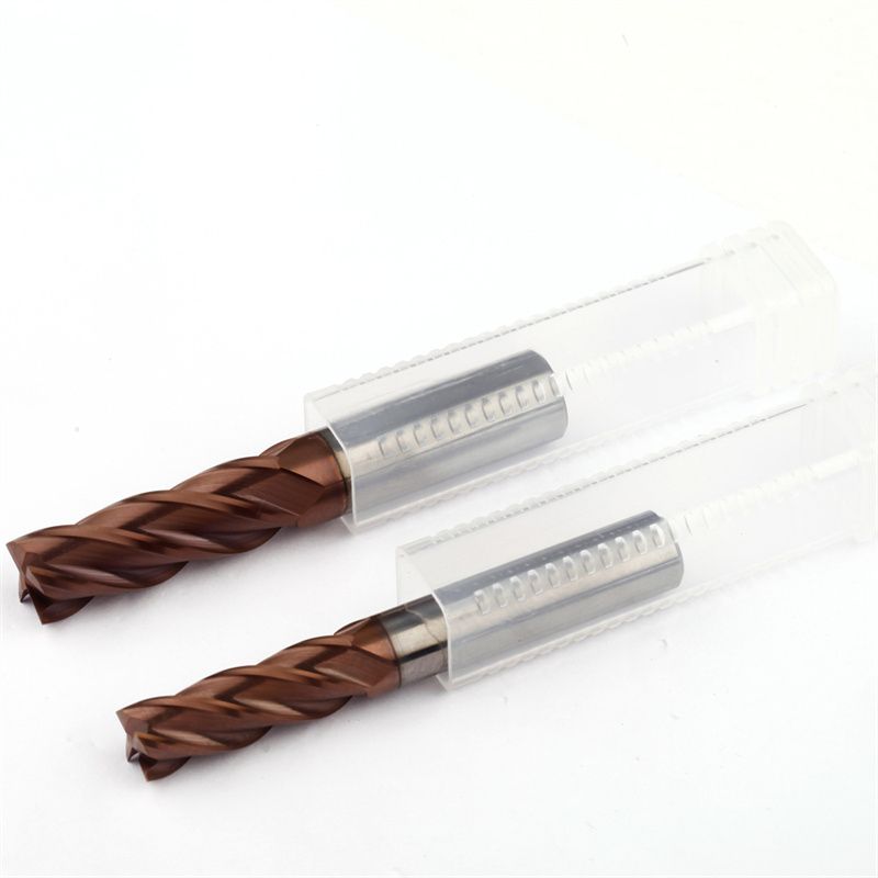 D2 L50 Sharp Corner End Milling Tool Machine Parts 4 Flute Square 35 Degree Carbide Lathe CutterD