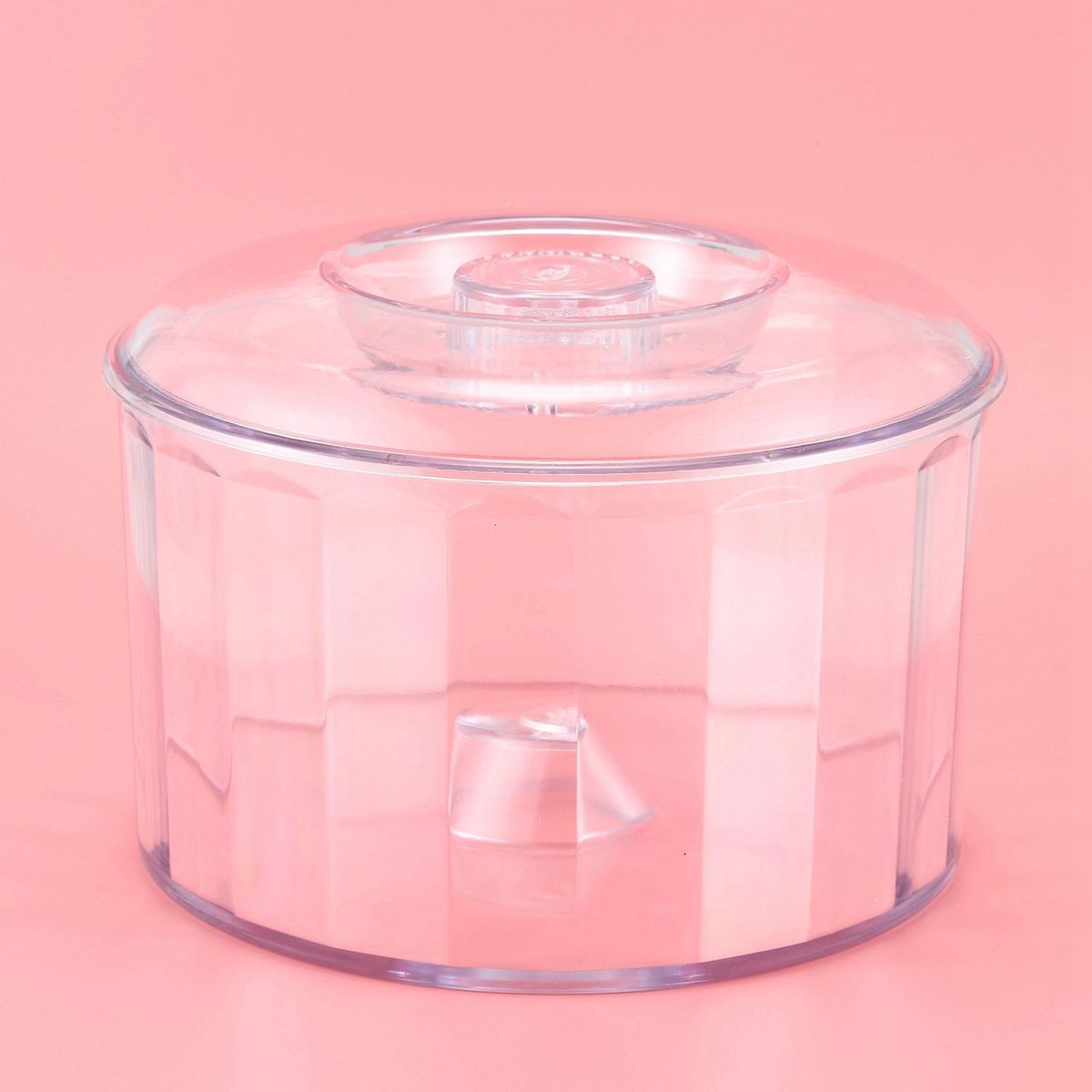 KT-185 Magnetic Clear Tumbler/Bucket, Barrel Polishing Bucket Drums, Jewelry Tool