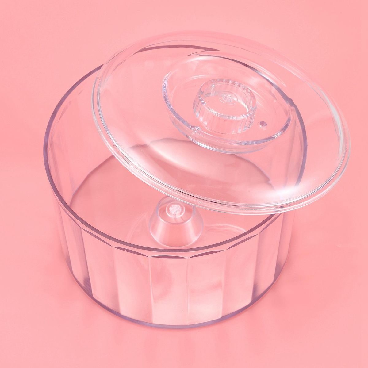 KT-185 Magnetic Clear Tumbler/Bucket, Barrel Polishing Bucket Drums, Jewelry Tool