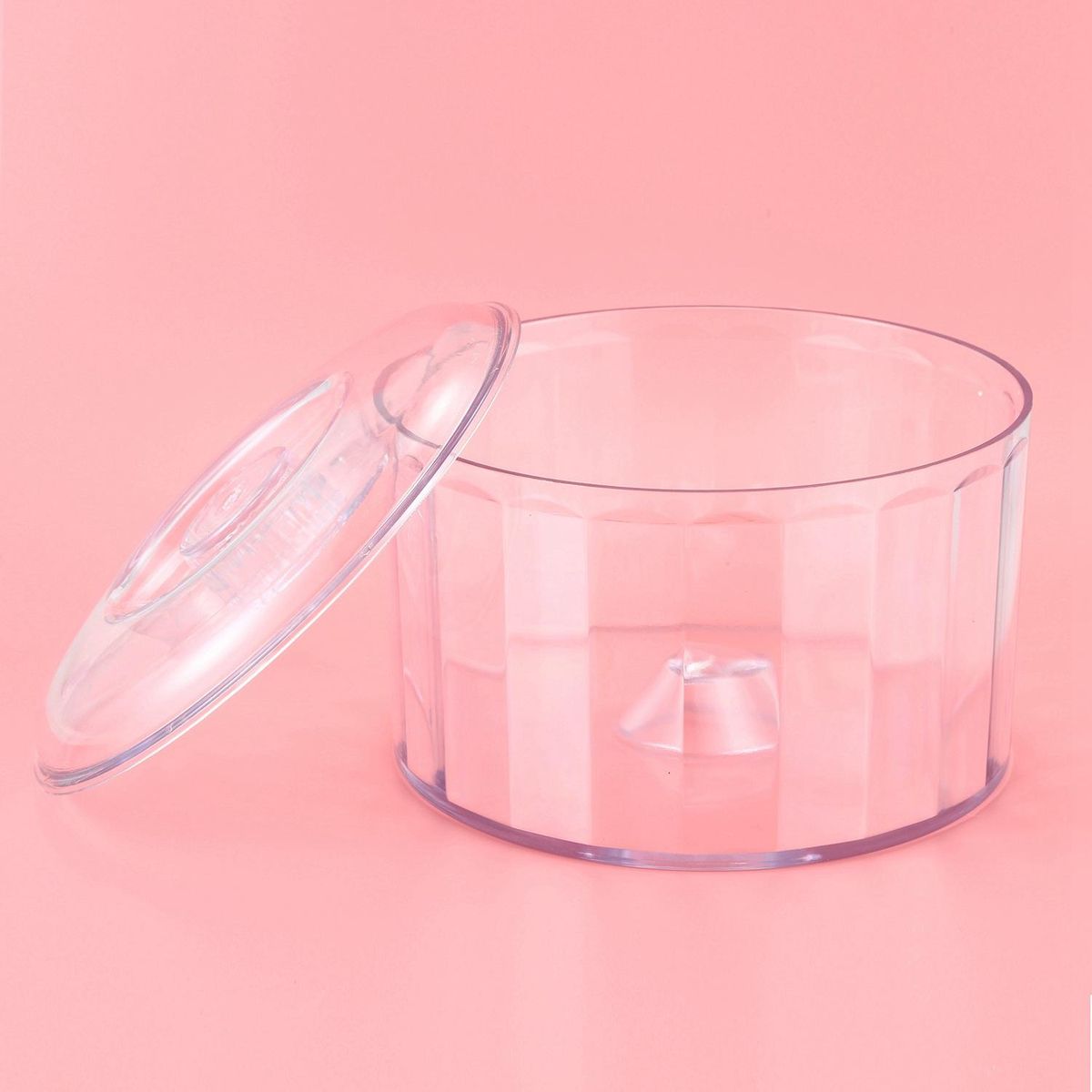 KT-185 Magnetic Clear Tumbler/Bucket, Barrel Polishing Bucket Drums, Jewelry Tool