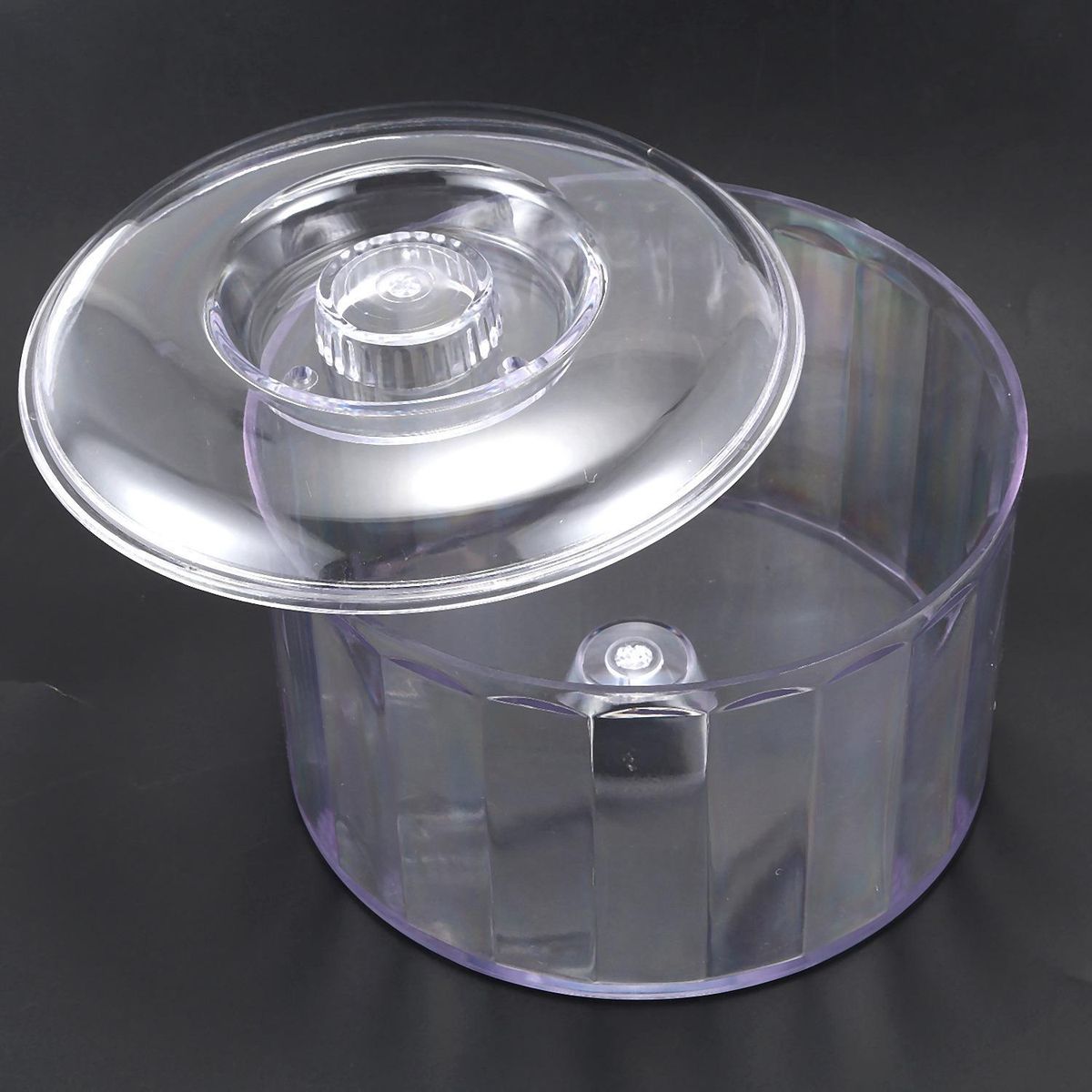KT-185 Magnetic Clear Tumbler/Bucket, Barrel Polishing Bucket Drums, Jewelry Tool