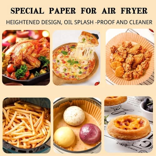 Air Fryer Paper Parchment Paper And Baking Paper - 10 Pieces