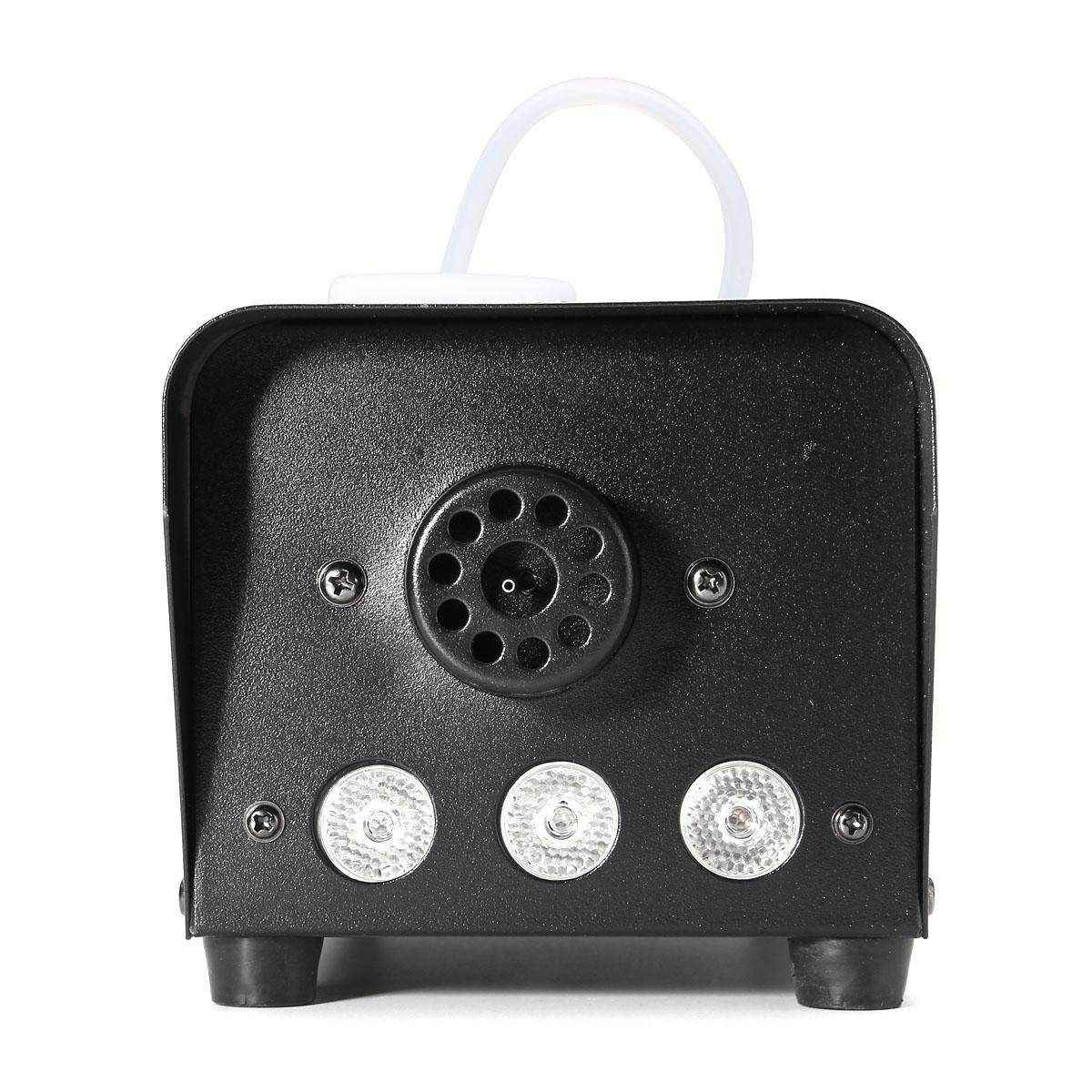 500W Fog Machine RGB LED Light Party Disco DJ Effect Stage W/ Remote English Rules