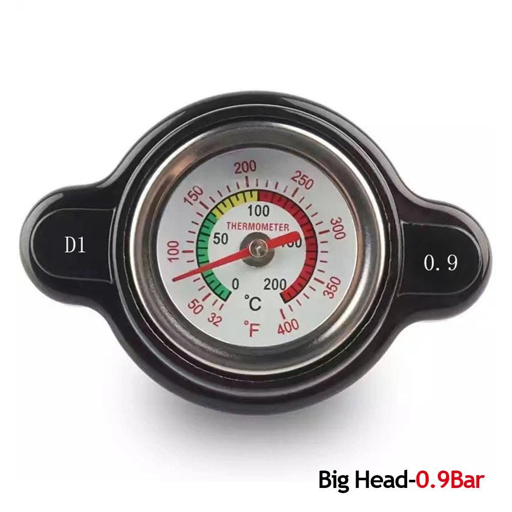 Water Tank Thermostatic Radiator Cap Cover With Temp  Meter 1.8 Bar High Pressure For Kawasaki Kx 65 80 85 100
