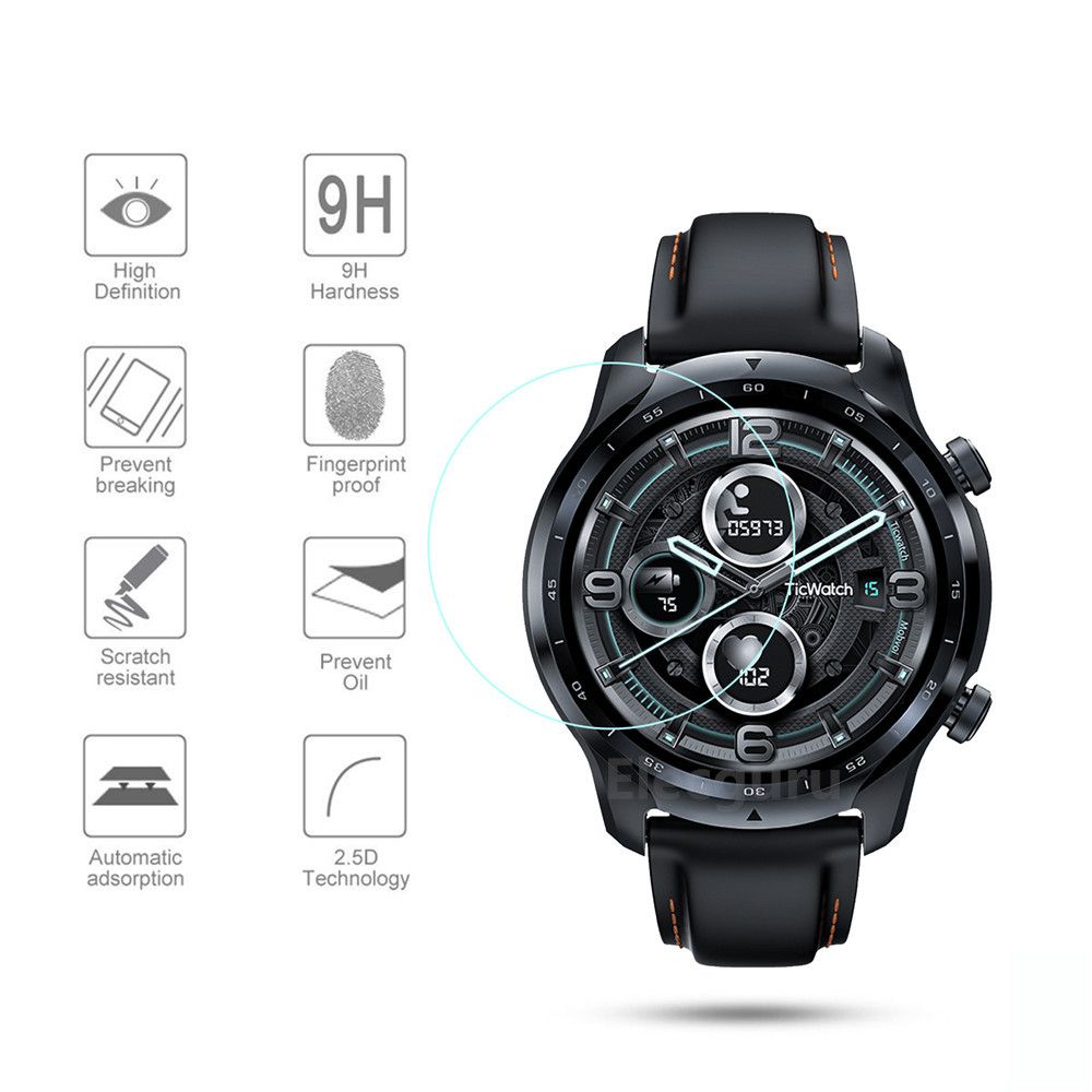 3 Pack For Ticwatch Pro 3 Gps Smartwatch Tempered