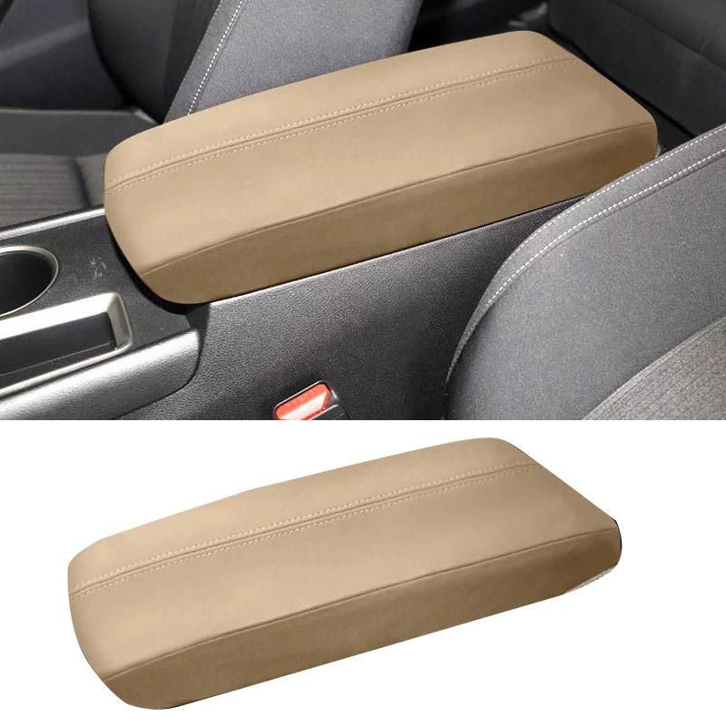 Car Center Console Armrest Leather Synthetic Cover