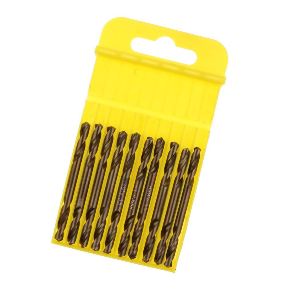 10 Pcs. 3.5mm Twist Drill HSS Drill Bit High Hardness, Good Wear