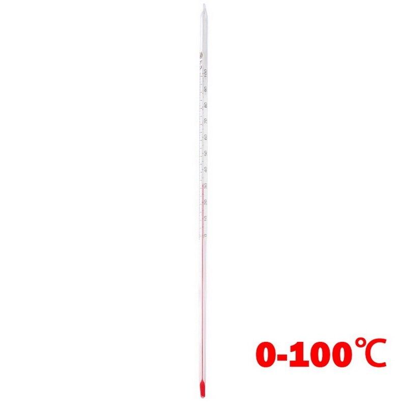 0 To 200 Celsius Degree Glass Thermometer Red Spirit Liquid Basic Thermometer Laboratory School Home Use