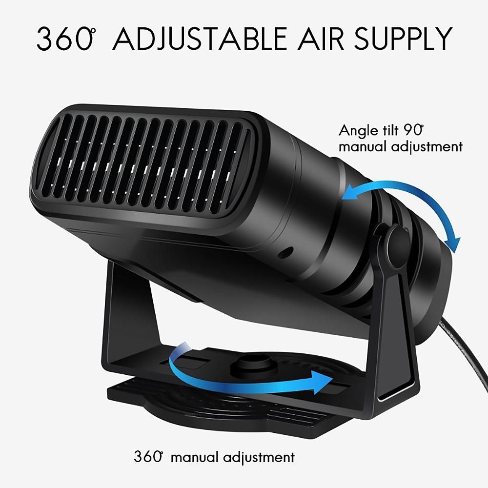 Portable Heating Cooling Fan Auto Car Heater Defroster