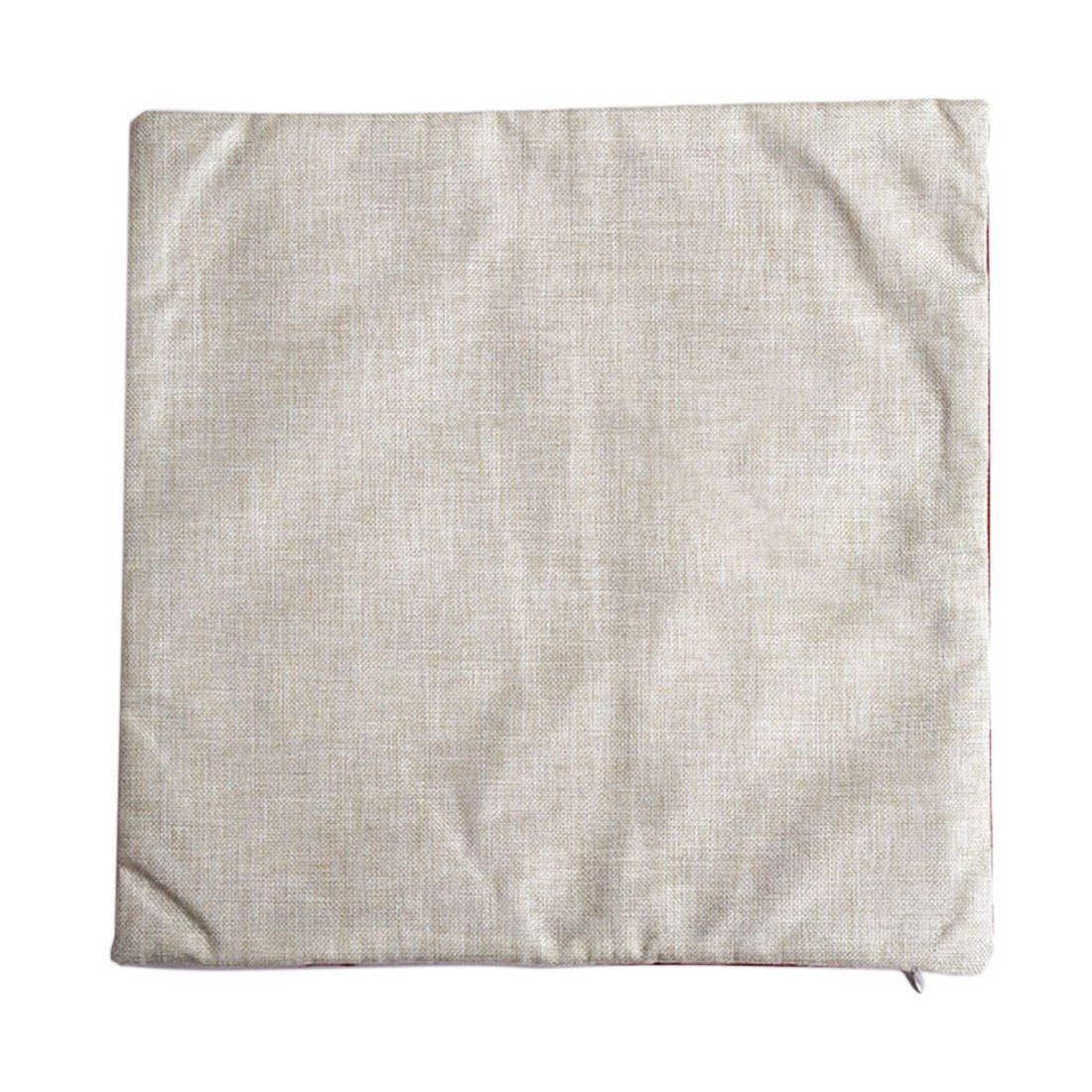Linen sofa camera model Cushion case Pillowcase 45x45cm Black + white