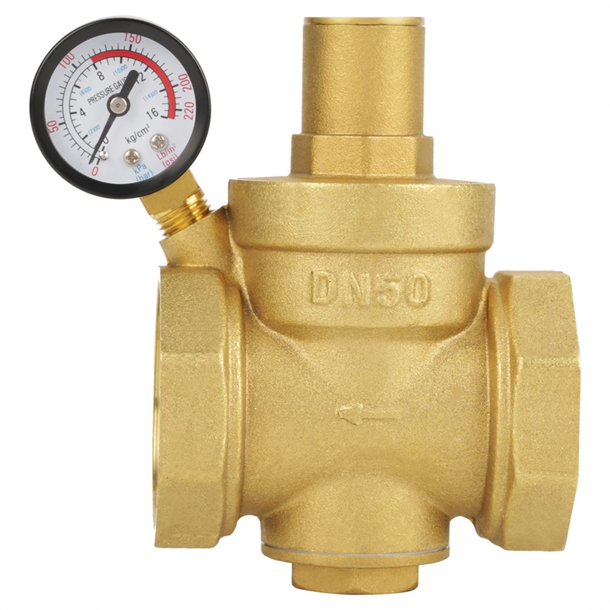 BSP DN50 Br Water Pressure Reducing Vae With Adjustable