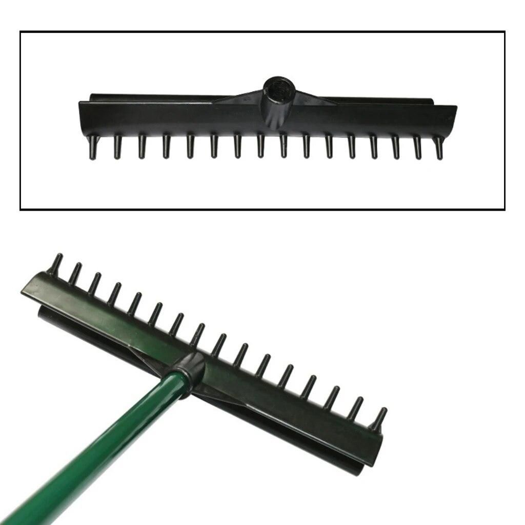Golf Bunker Rake Head Replacement (Head Only) Plastic for Leaves, Pine Needles Cones Golf Trap Raking Tools