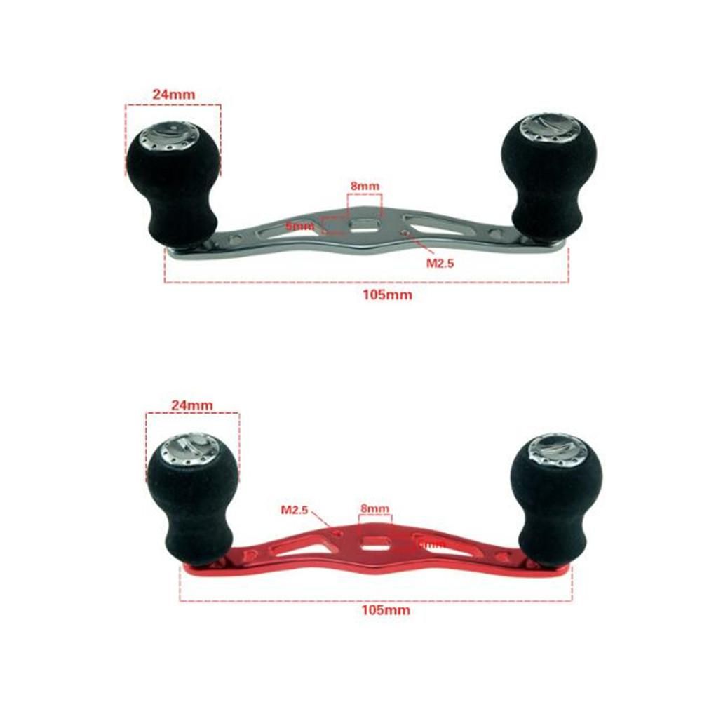 Mounchain Alloy Fishing Handle Reel Double Knob Re