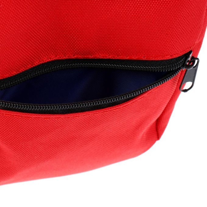 Chalk Bag Fleece Lining And Belt Loop For Rock Climbing Caving Red