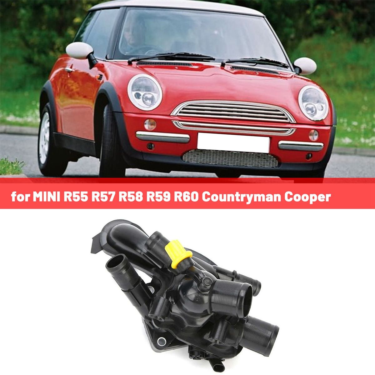 11537647751 Thermostat Thermostat Coolant Thermostat Automobile for MINI R55 R57 R58 R59 R60 Countryman