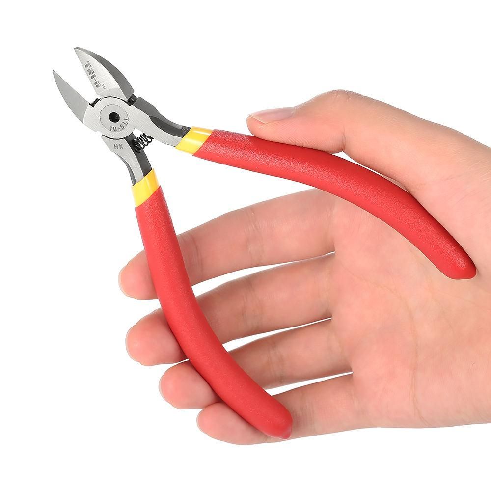 TU-511 5''Japanese Style Mini Diagonal Side Cutting Pliers Cable Wire Cutter Repair Pry Open Hand Tool