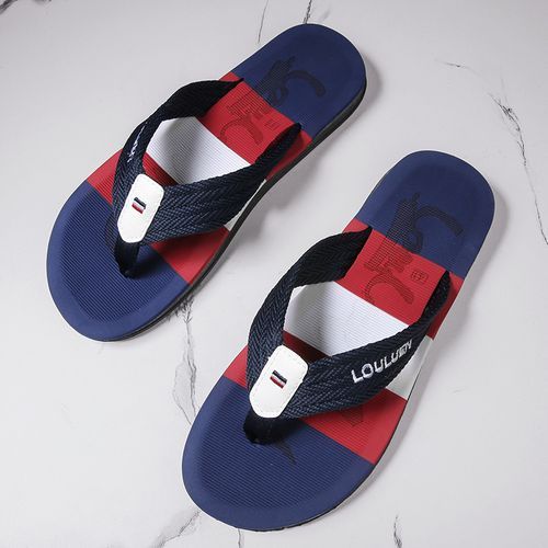High Quality Webbing Flip Flops Men Mixed Color Sandals Shoes Summer Beach Slippers