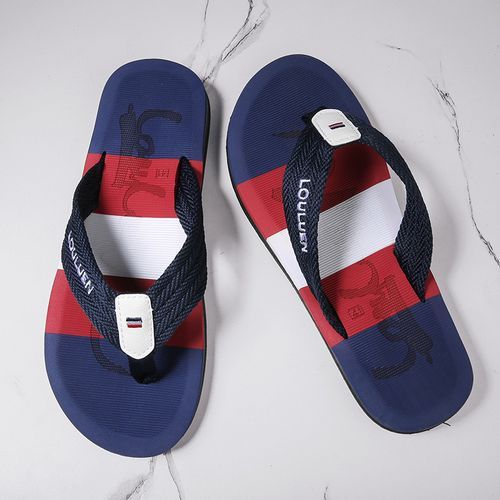High Quality Webbing Flip Flops Men Mixed Color Sandals Shoes Summer Beach Slippers