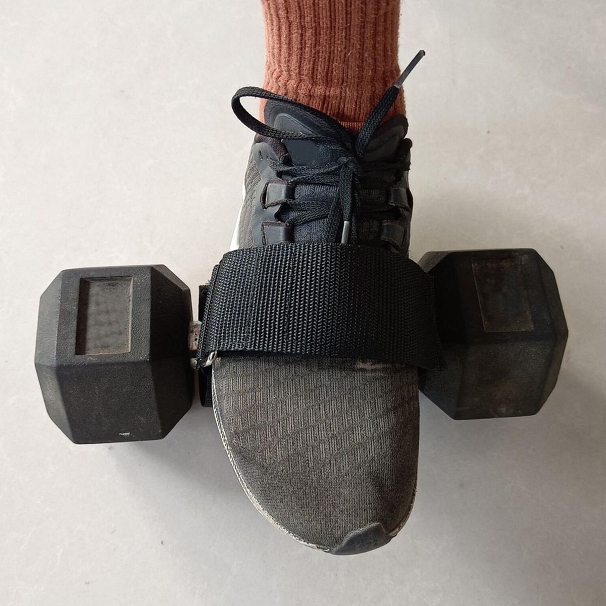 1 Pair Ankle Buckles Cuff Attachment Fitness Ankle Straps Black