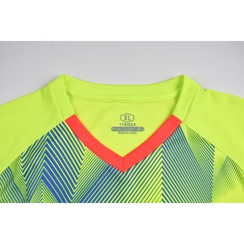 Short Sleeve Striped T-shirt Shorts Men Soccer Jersey Set