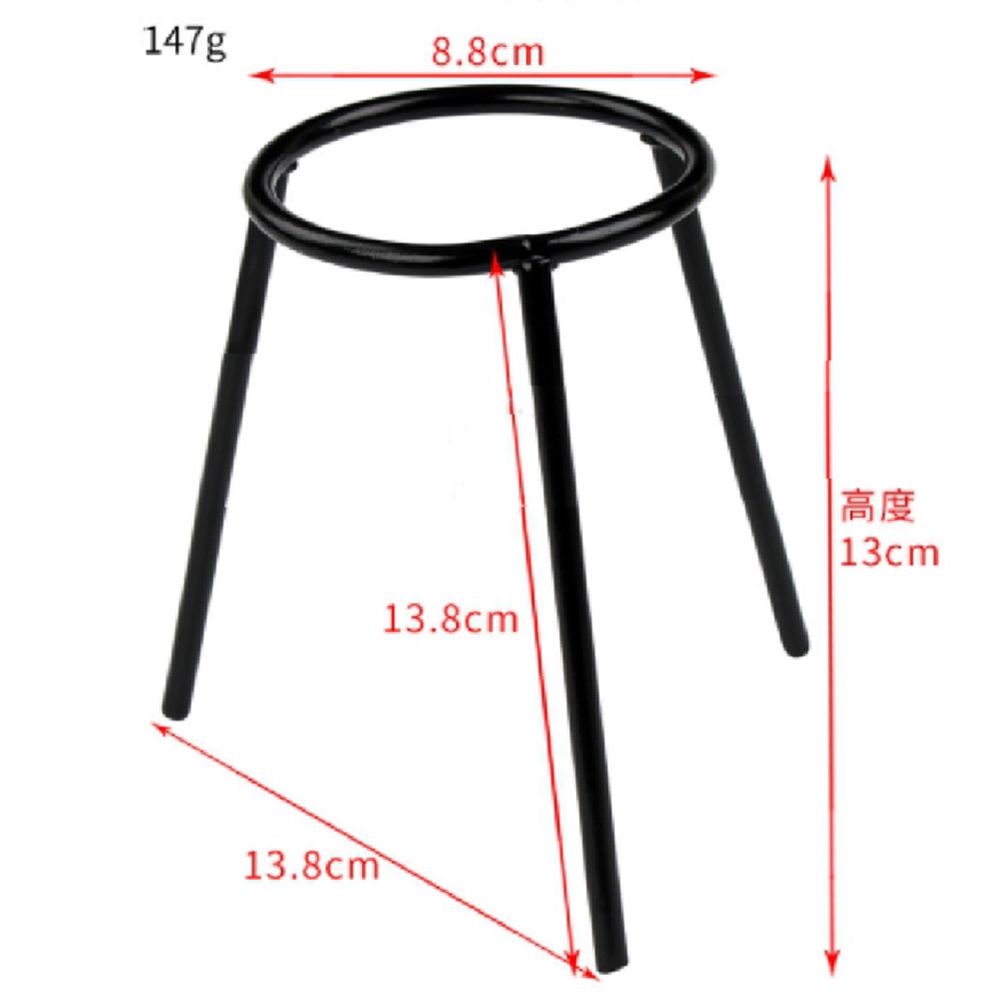 Laboratory Supply Burner Cast Support Stand Tripod Holder