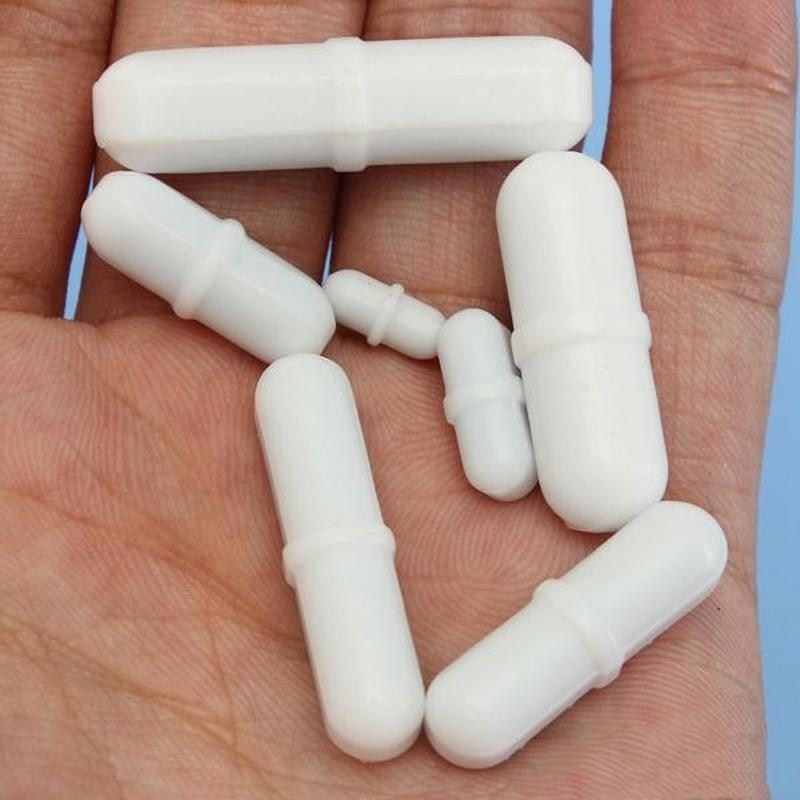 7pcs Teflon Magnetic Stirrer Mixer Stirring Bar Rod Bead