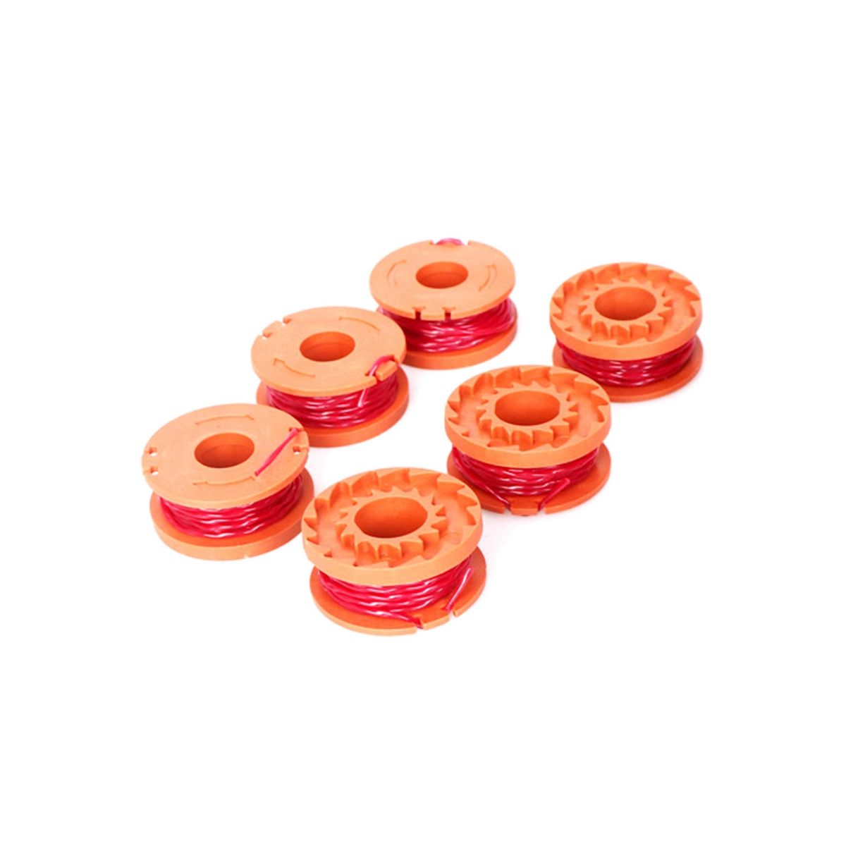 For Wicks WA0010 Lawn Trimmer Nylon Coil Spool Rope 6+2 Set