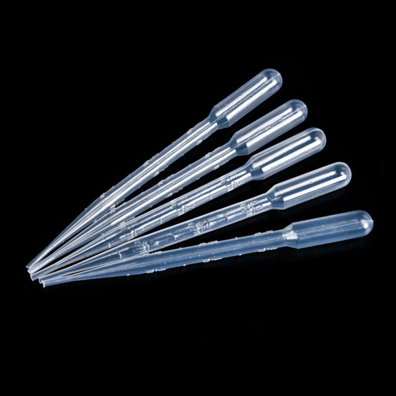 1000pcs , L Disposable Graduated Pasteur Pipette Plastic