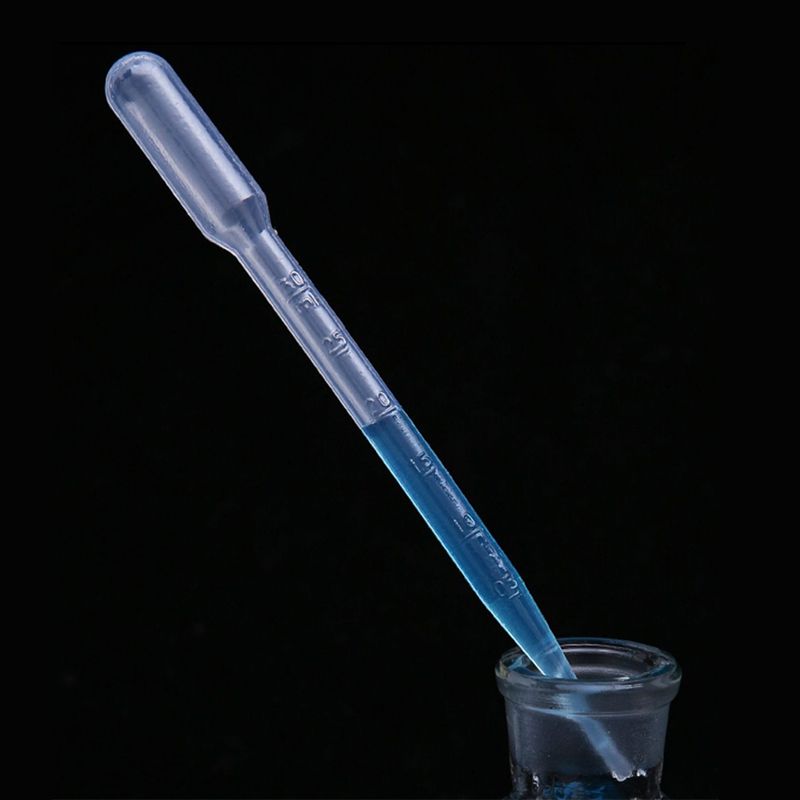 1000pcs , L Disposable Graduated Pasteur Pipette Plastic