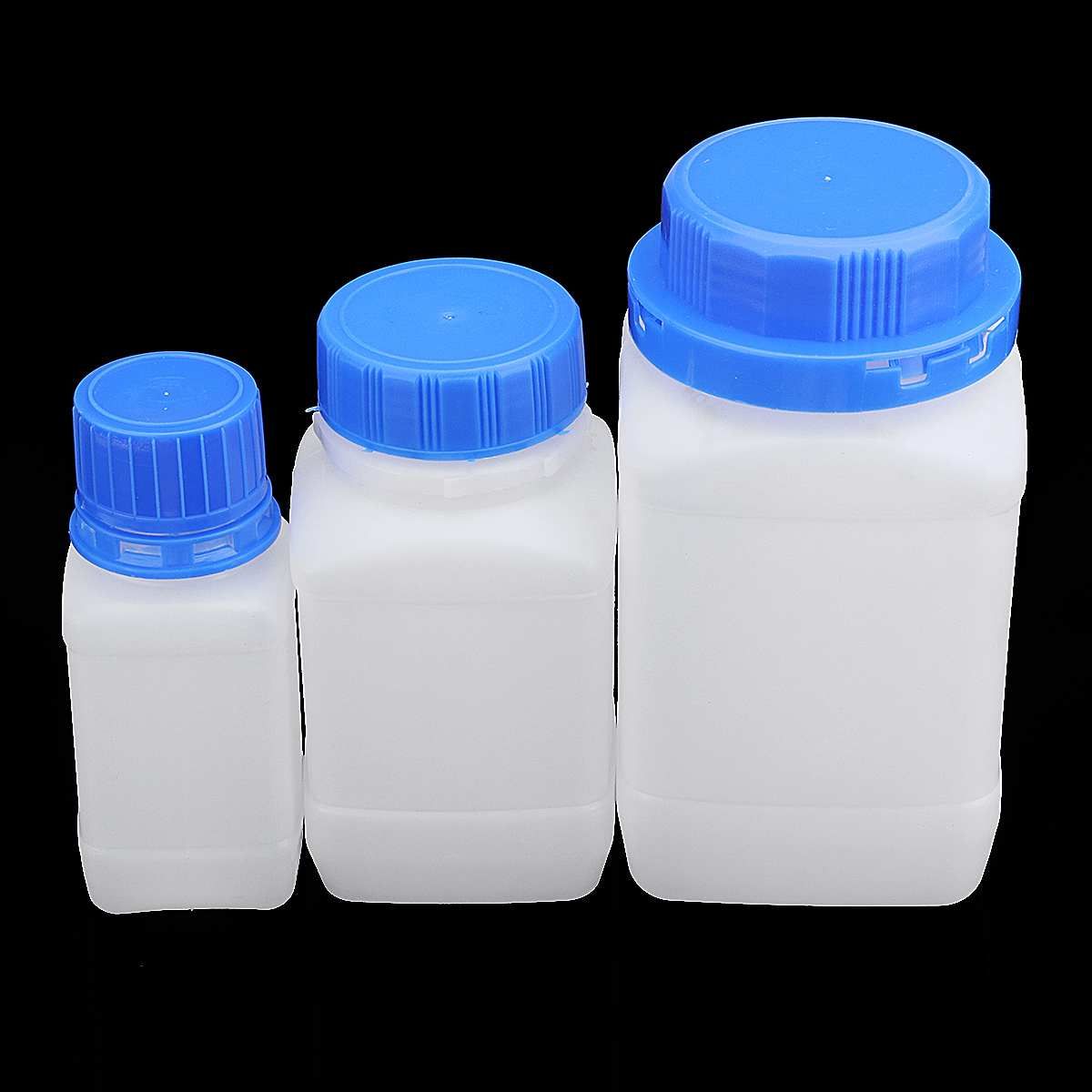 10pcs 50 100 250 500ml Plastic Square Sample Sealing Bottle