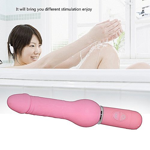 DM Dildo Vibrator Sex Toys 10 Frequency Silicone M Age G-spot Stimulation-pink