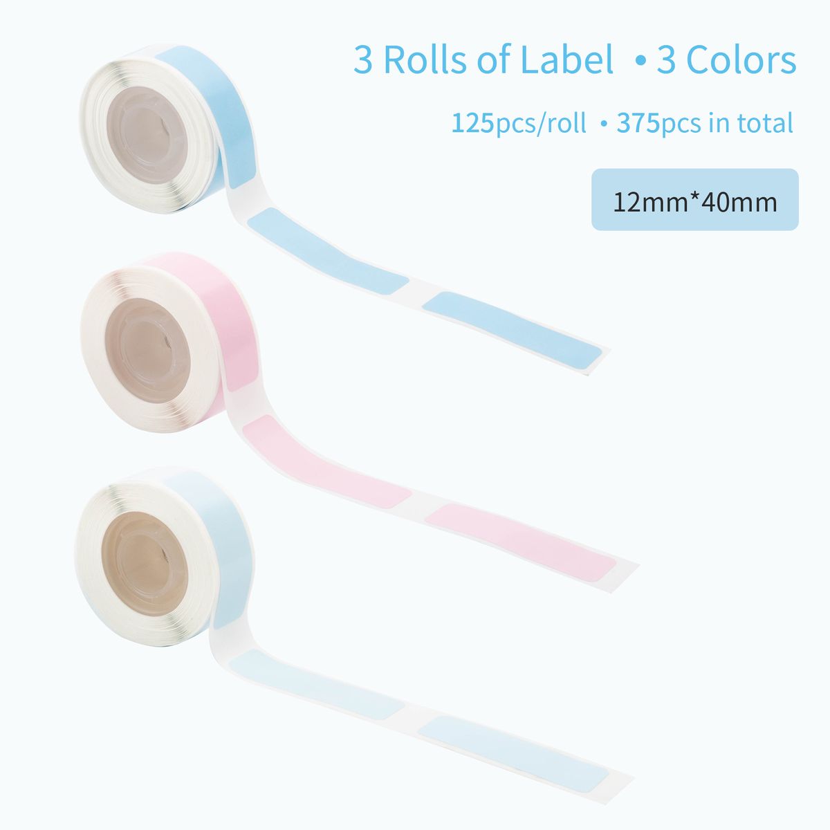 AIMO 3pcs Thermal Label Paper Roll For Q30 Label Maker