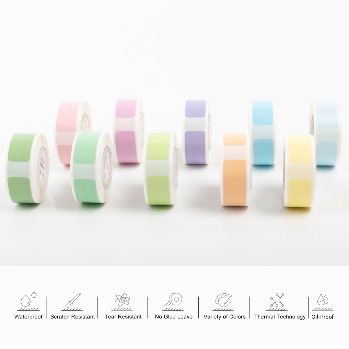 AIMO 3pcs Thermal Label Paper Roll For Q30 Label Maker