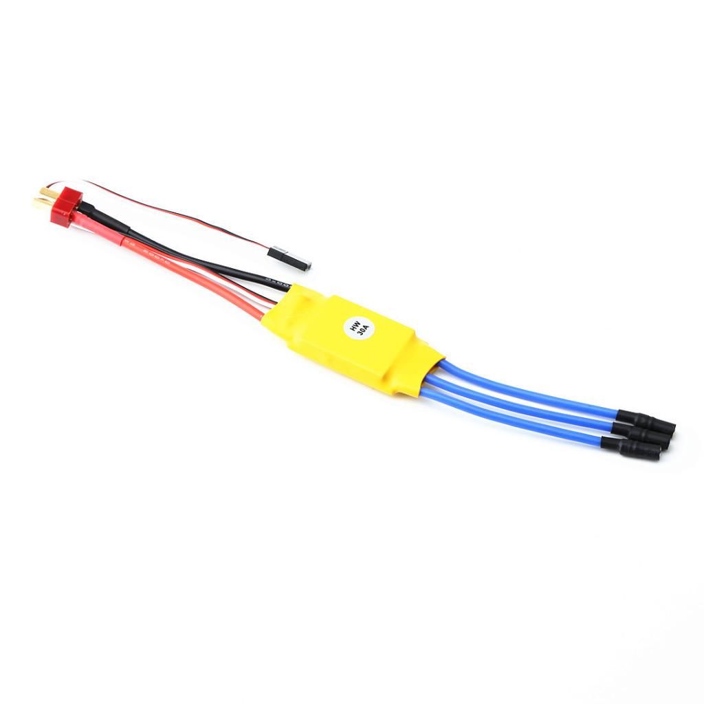 30A T Plug 3.5mm Banana Connector Brushless Motor ESC For Airplane
