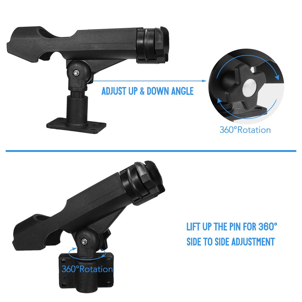 Plastic Fishing Rod Holder Adjustable Fishing Pole Holder