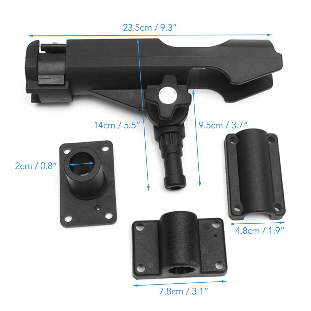 Plastic Fishing Rod Holder Adjustable Fishing Pole Holder
